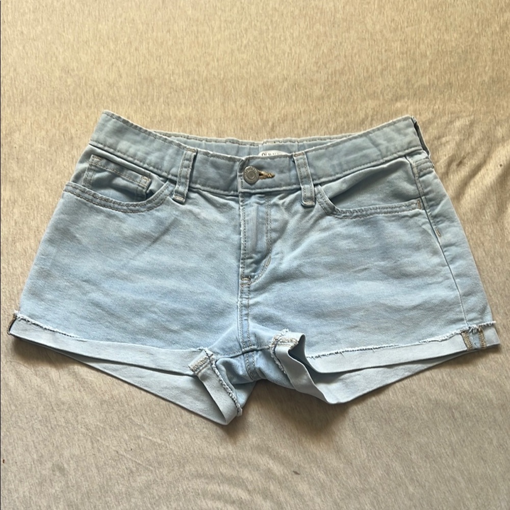 Lightwash Denim Women's Mini Shorts